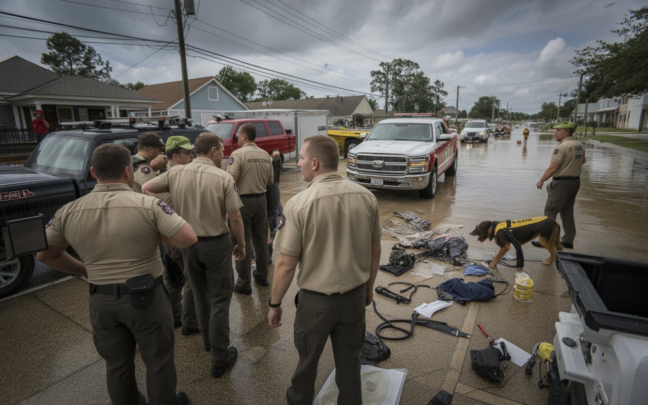 Disaster Response Team in Texas Emergency Situation